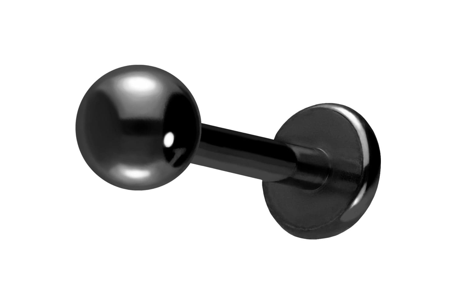 Titan Labret Piercing mit Innengewinde